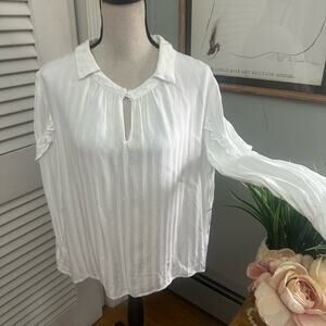 Current Air White Blouse